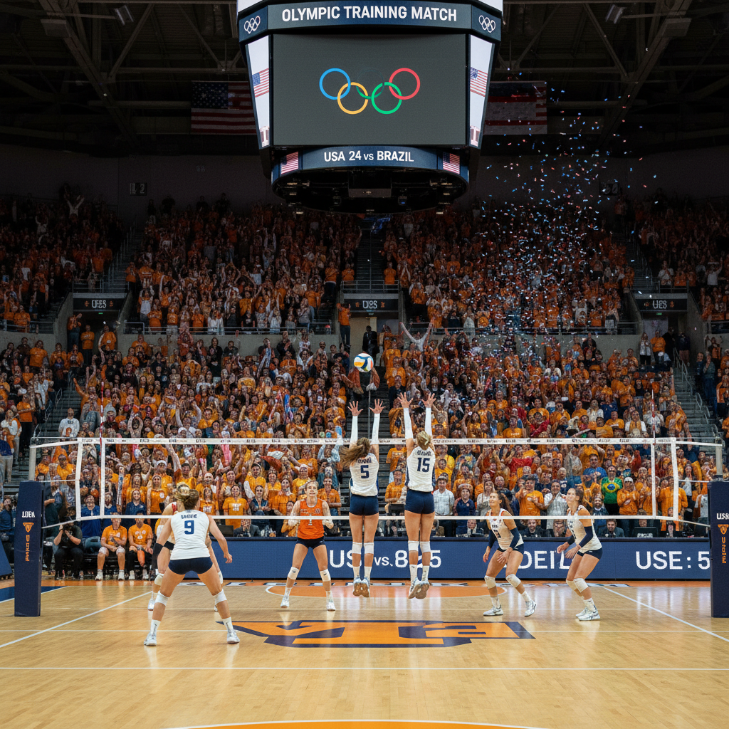 Tennessee’s Volleyball Fans Rally for 2028 Olympic Gold