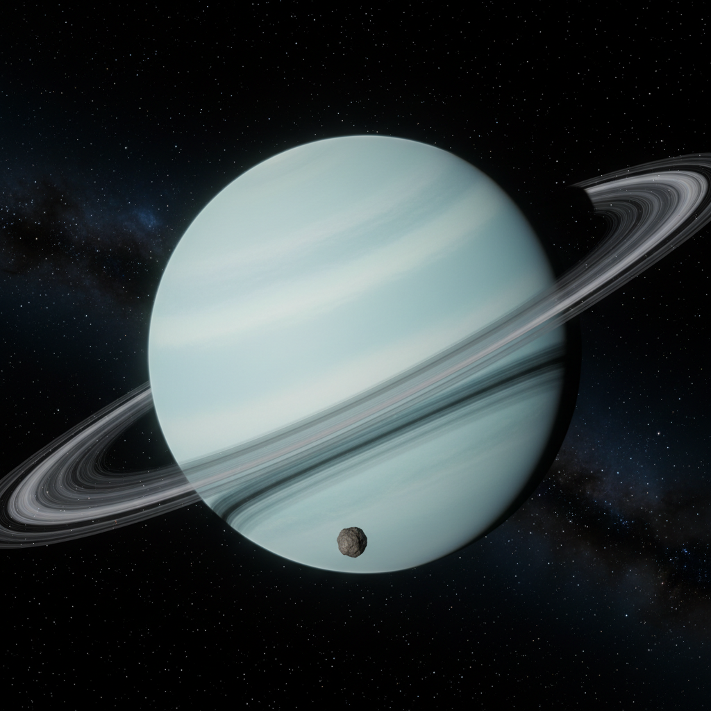 Uranus Moon Discovery Hints at Chaotic Ring Dynamics
