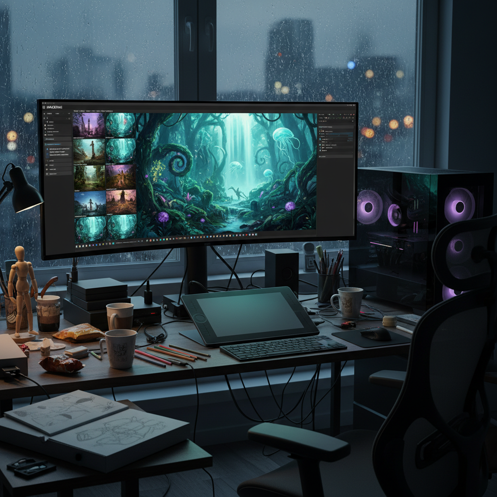 From Draft to Final: Midjourney V7’s Evolving Workflow